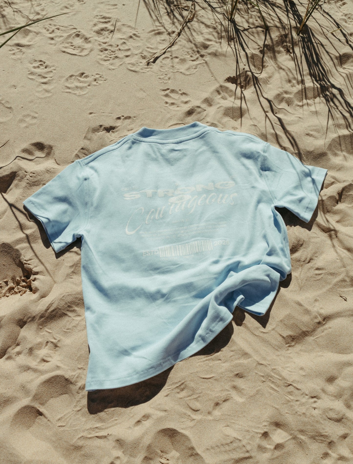 Baby Blue Oversized Christian T-shirt from Port Elizabeth, Eastern Cape, South Africa